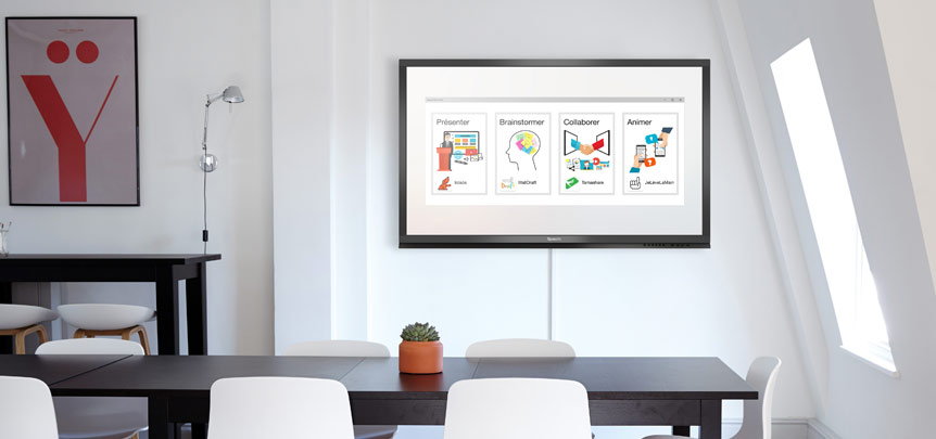 Huddle Room et écran interactif : le meilleur de la visioconférence